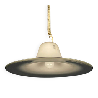 Cinea Murano hanging lamp by Giusto Toso for Leucos, Italy, 1970s