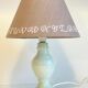 Lamp feet in vintage marble