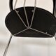 Chaises de bureau arrben italie années 70 chrome