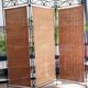 Wrought Iron and Rattan Screen