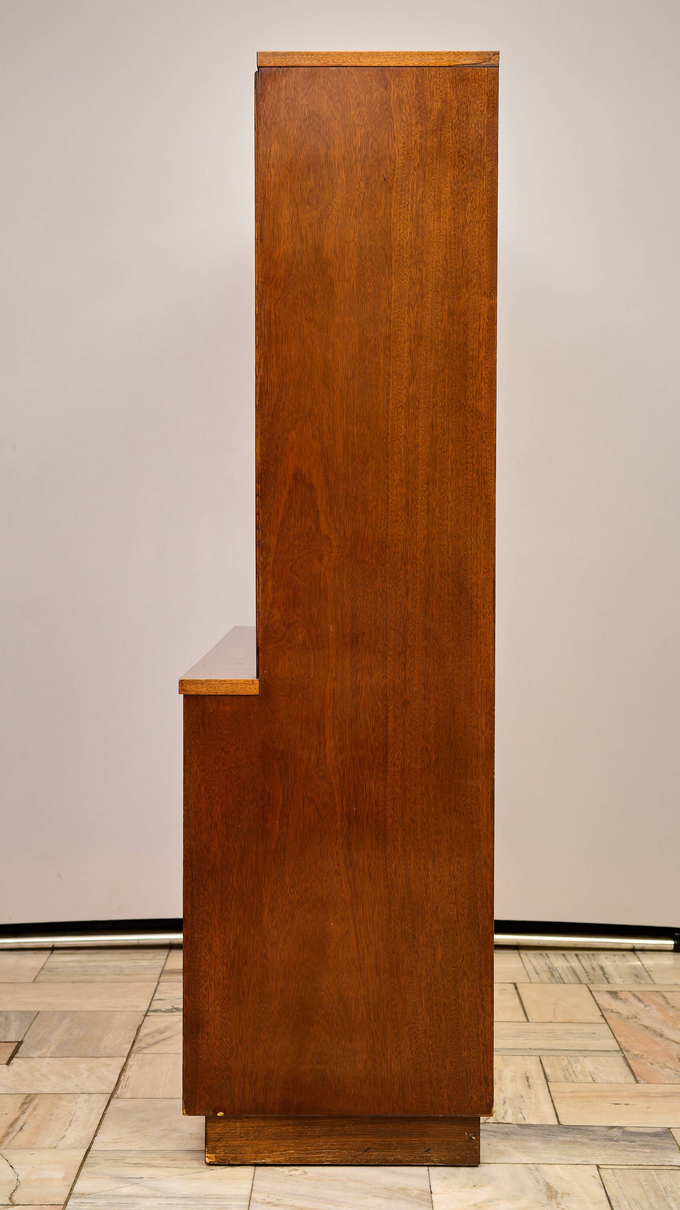 Art Deco Display Cabinet, SETONA Czechoslovakia 1956 Vintage