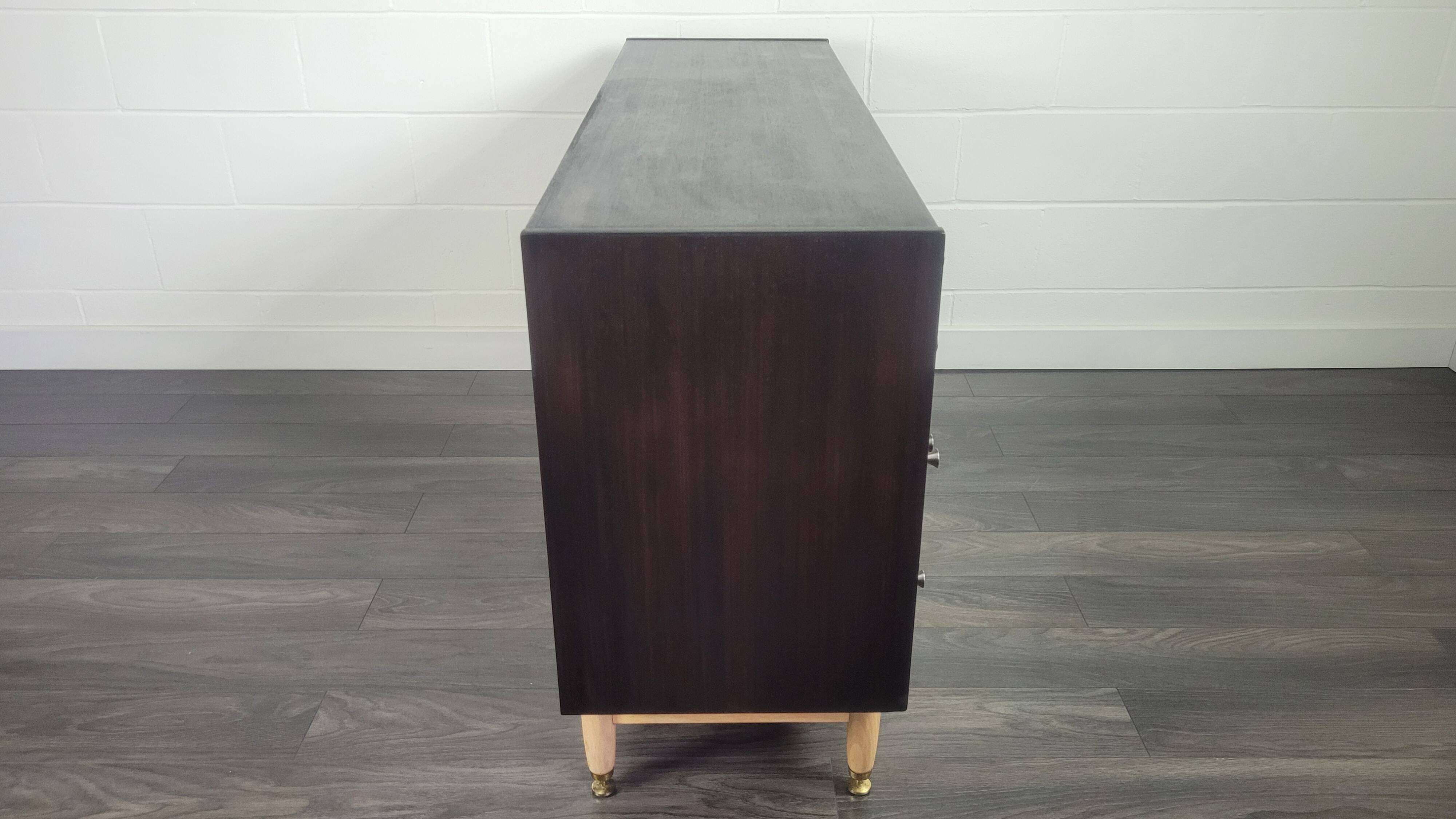 G-Plan Black Double Chest of Drawers, 1960s