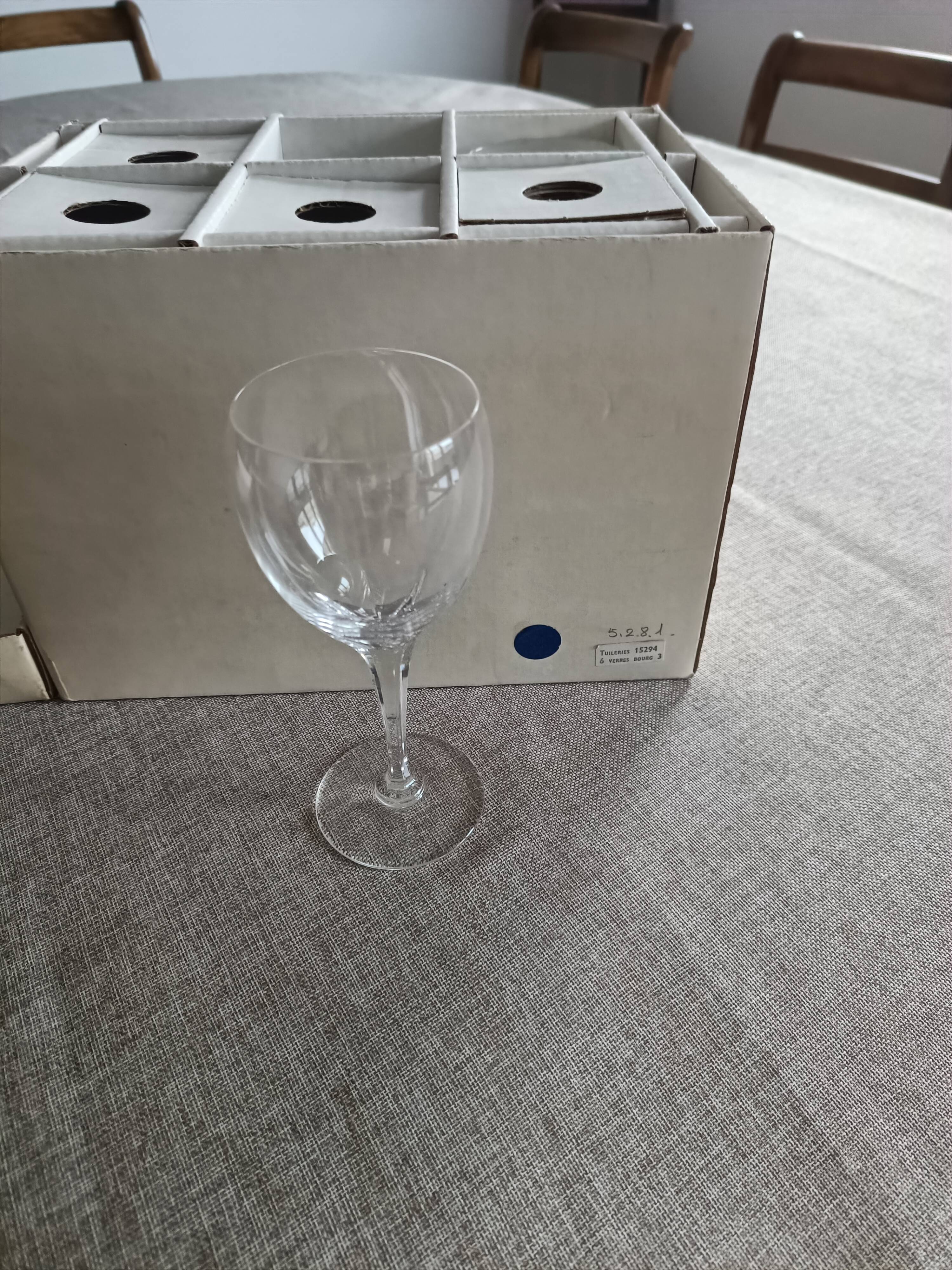 Verres cristal lalique