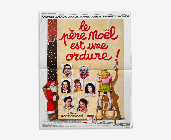 Affiche Le Pere Noel Est Une Ordure