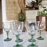 6 grands verres à pied