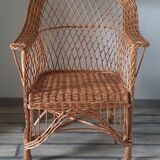 Rattan armchair