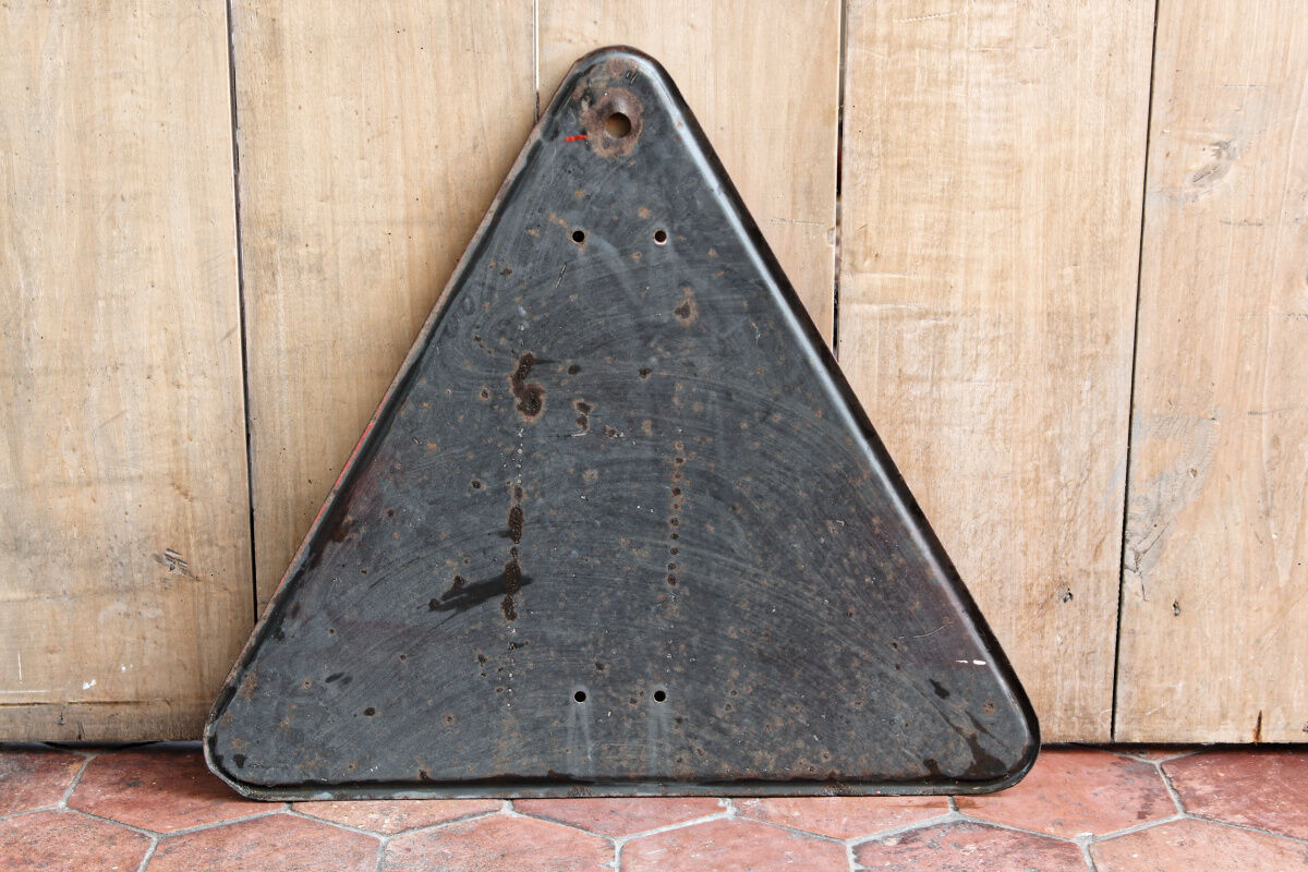 Enamelled sheet metal panel - 50s