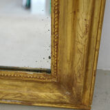 Mirror Louis Philippe gilded with gold leaf 78x105cm