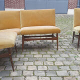 Bench modular Danish 50/60s by Finn Juhl