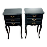 Pair of antique bedside tables