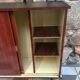 Doll cabinet 50s formica and varnished wood