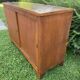 Vintage school cabinet with sliding doors