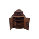 Cabinet d'angle en chêne français ancien