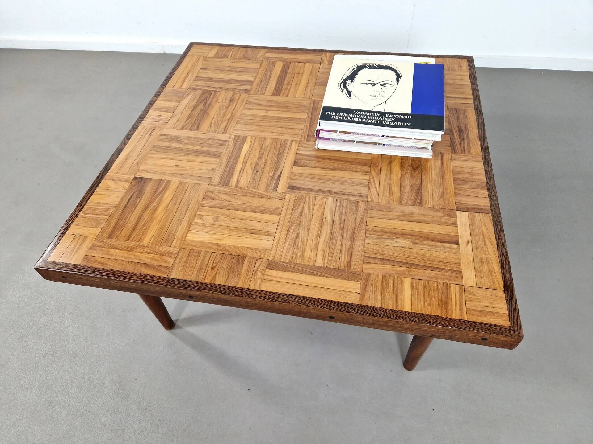 Mid-century parquet coffee table | 1960s