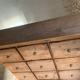 Vintage workshop haberdashery chest of drawers