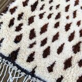 Tapis berbere Beni Ouarain en laine 185x280 cm