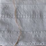 SHEET former in LIN early twentieth embroidered hand