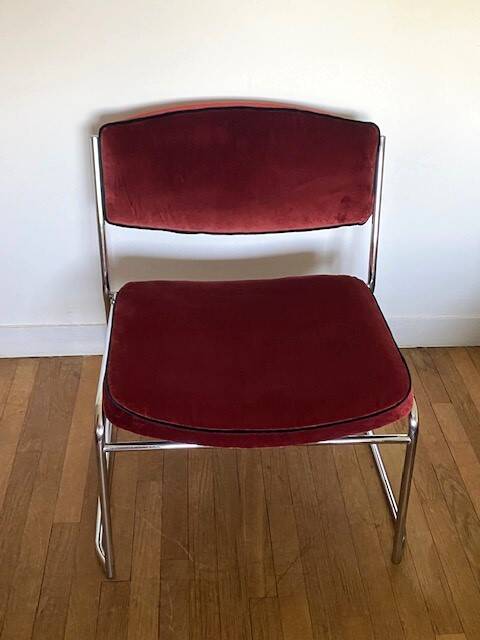 Velvet armchair, 1970