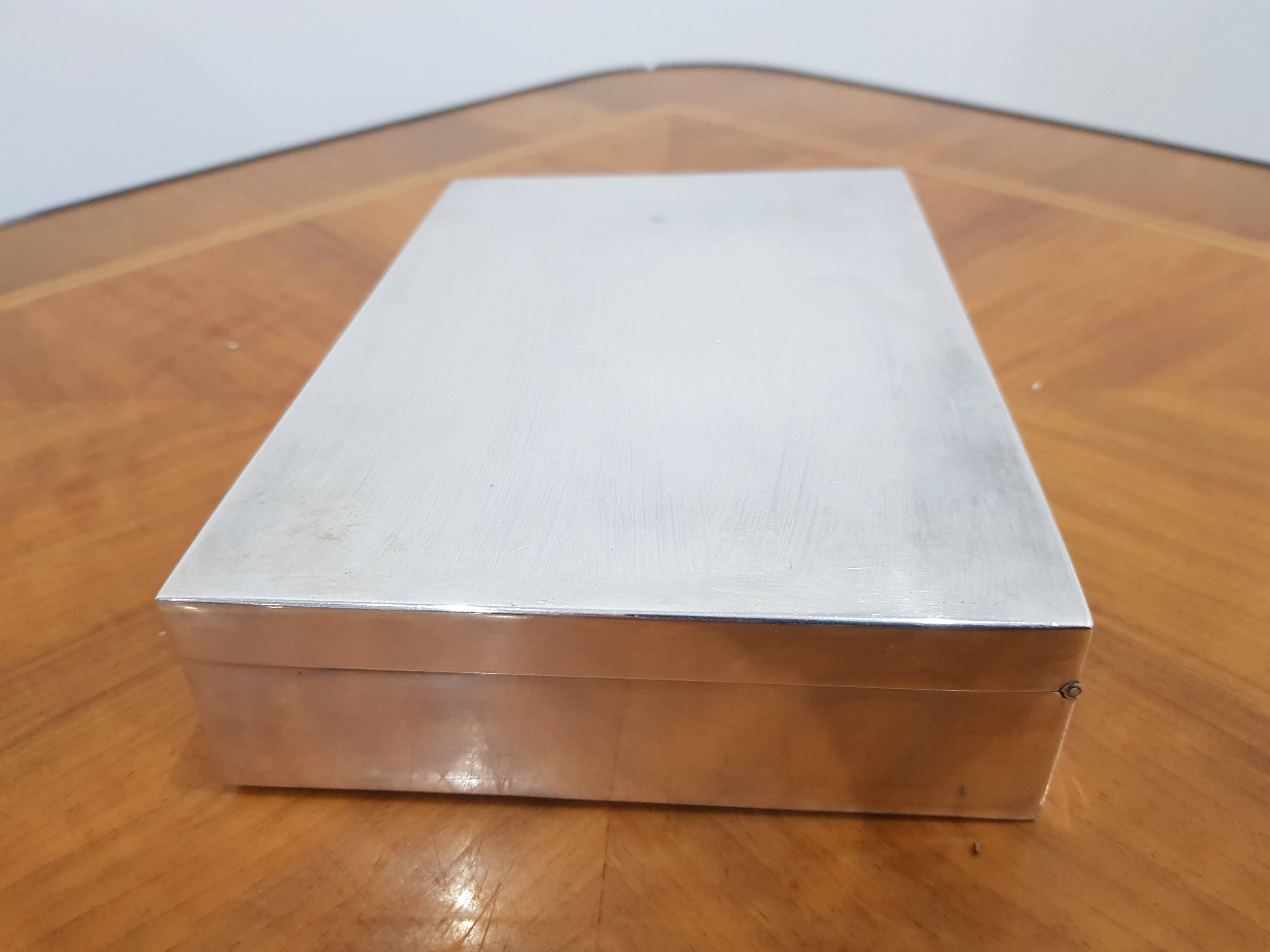 Luxurious Silver Cigar Box – 925 Silver (Sterling)