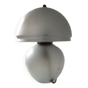 Lampe champignon en verre
