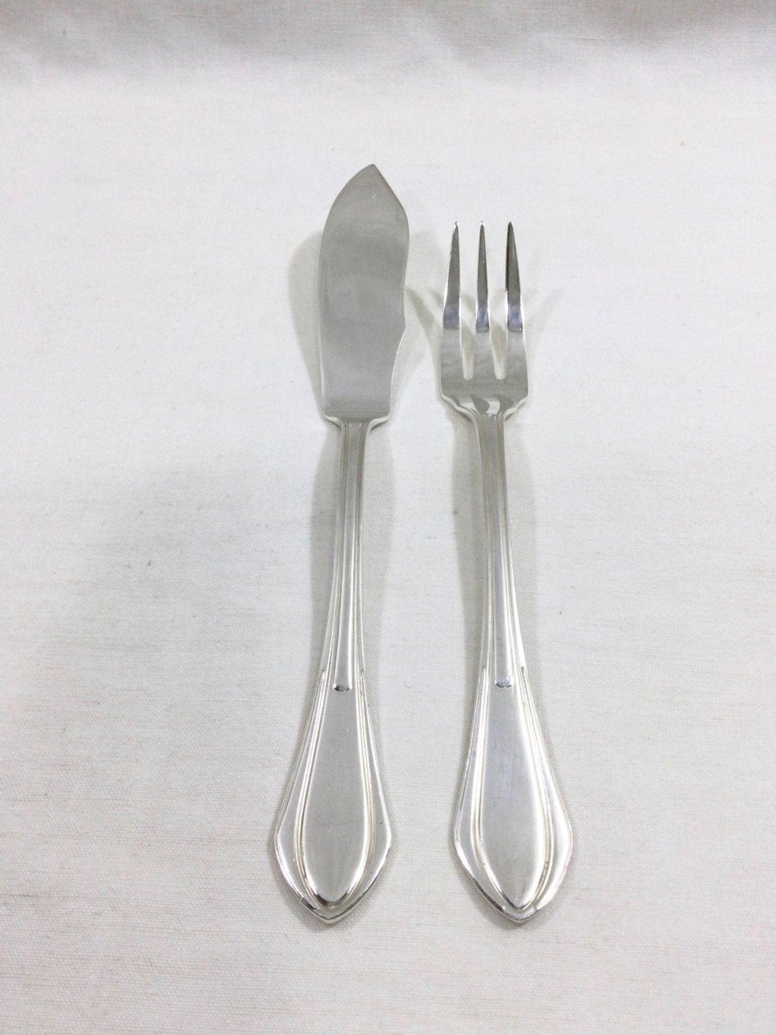 Sfam - 12 Art Deco Fish Cutlery