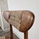 Chaise en teck et corde par Hans J. Wegner, Danemark, 1950