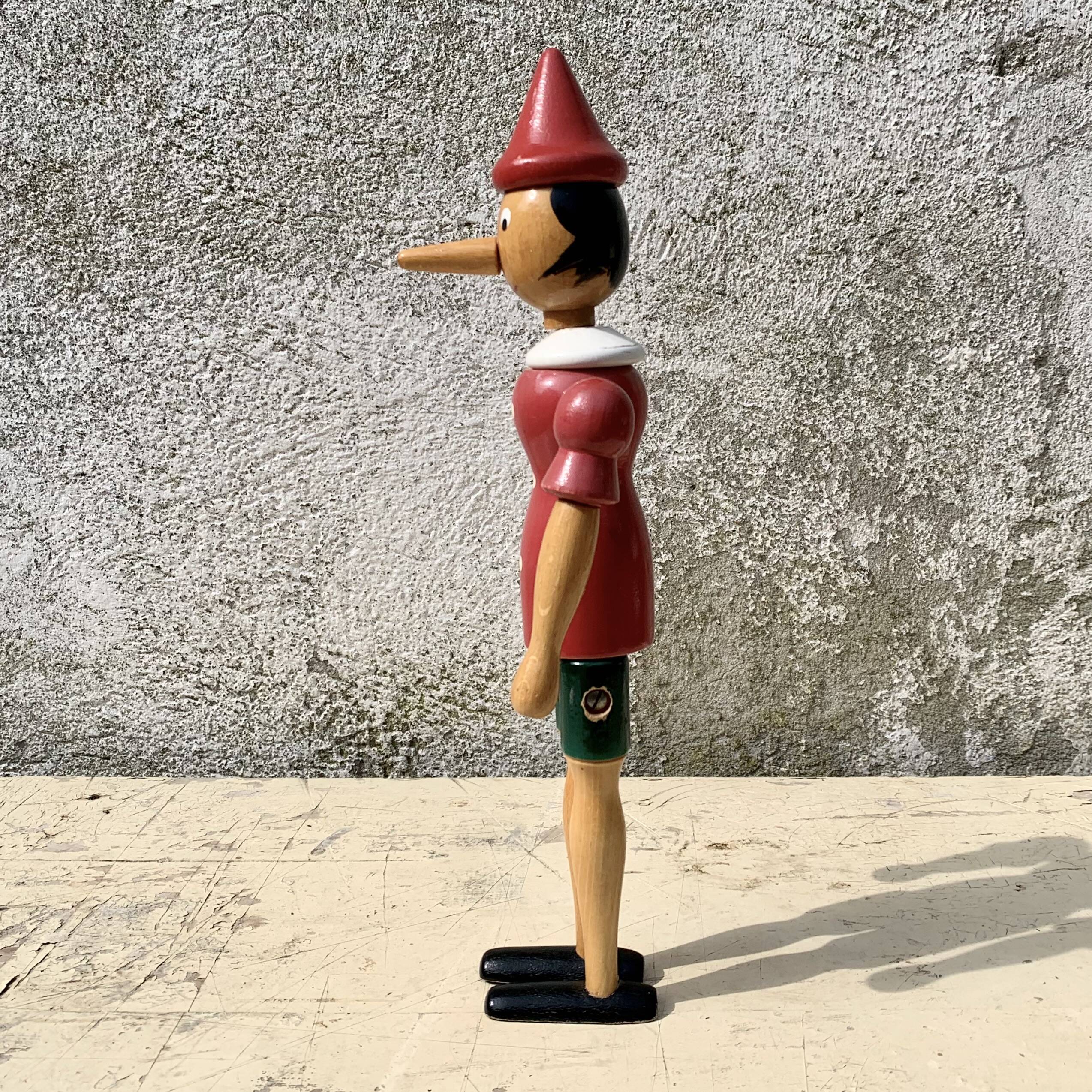 Articulated wooden Pinocchio - 31 cm