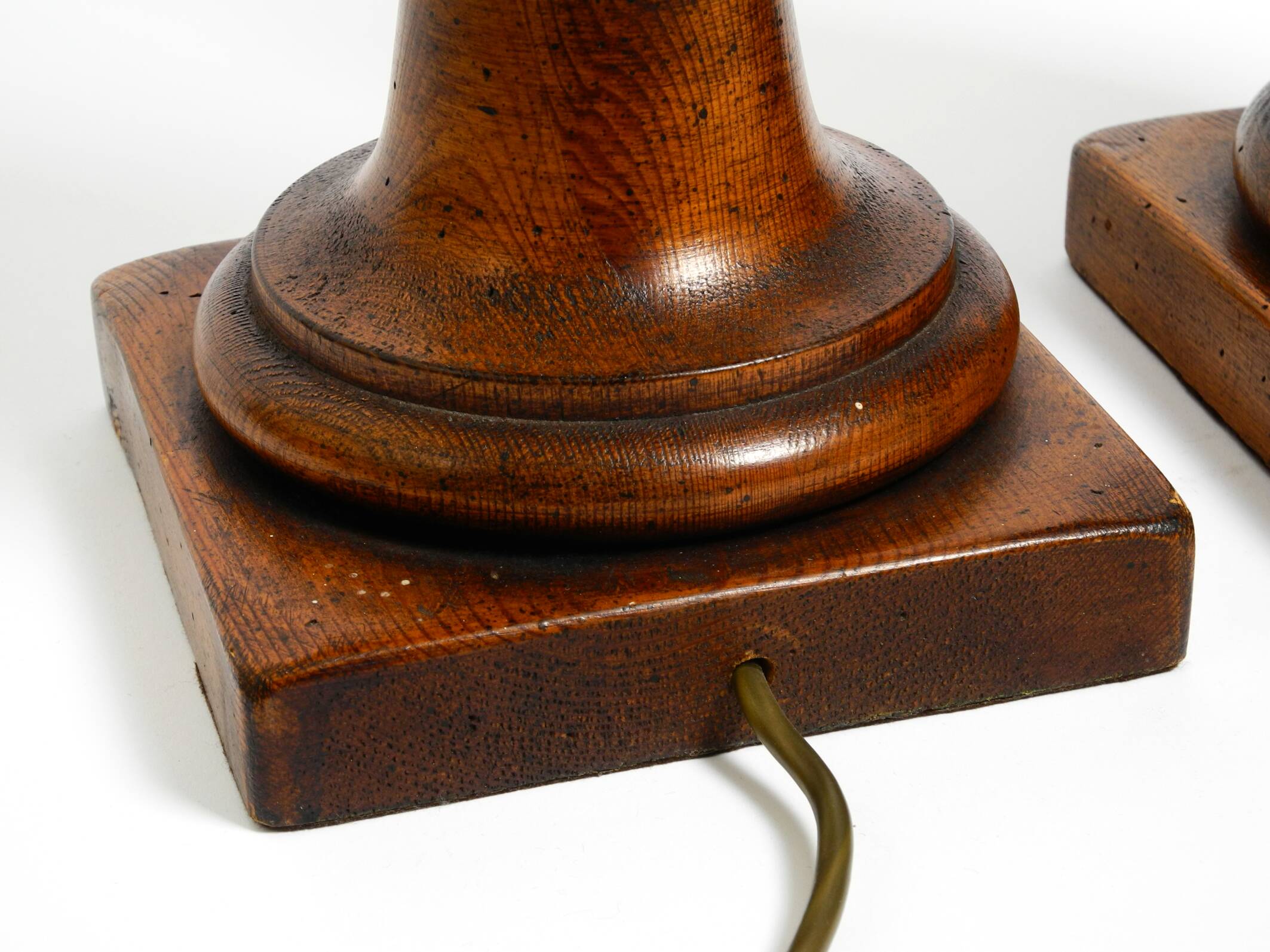 Pair of very decorative large Mid Century Modern "Pineapple" table lamps ma