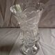 Cut crystal vase