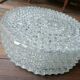 70s molded glass ceiling light