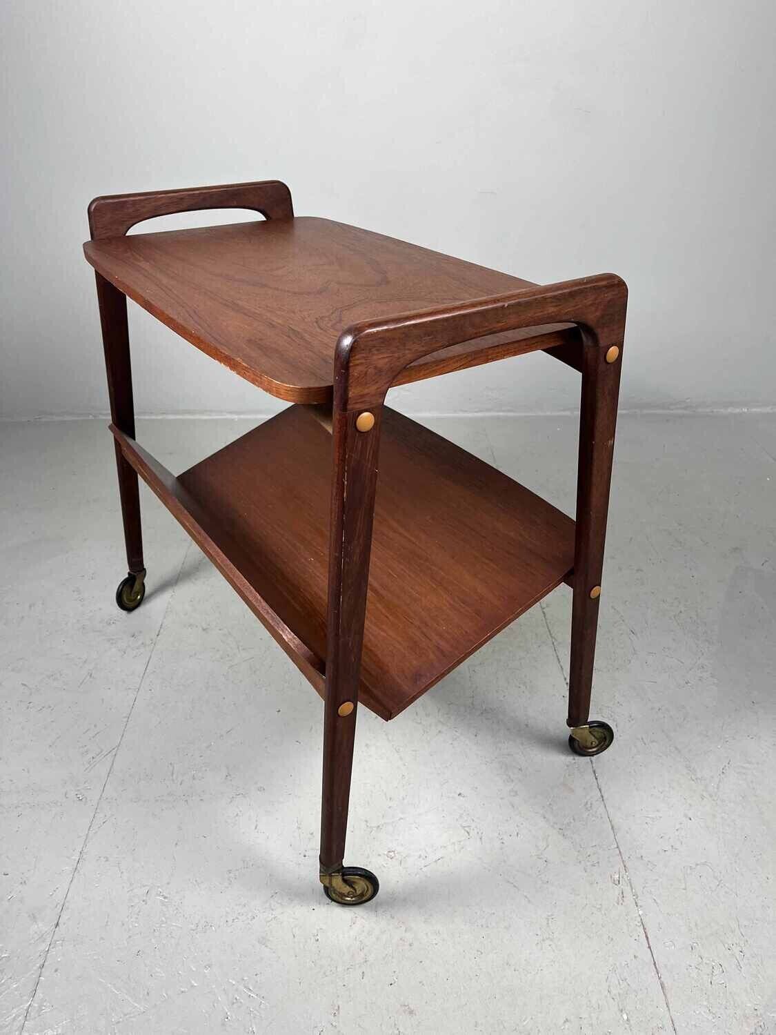 Vintage wooden trolley