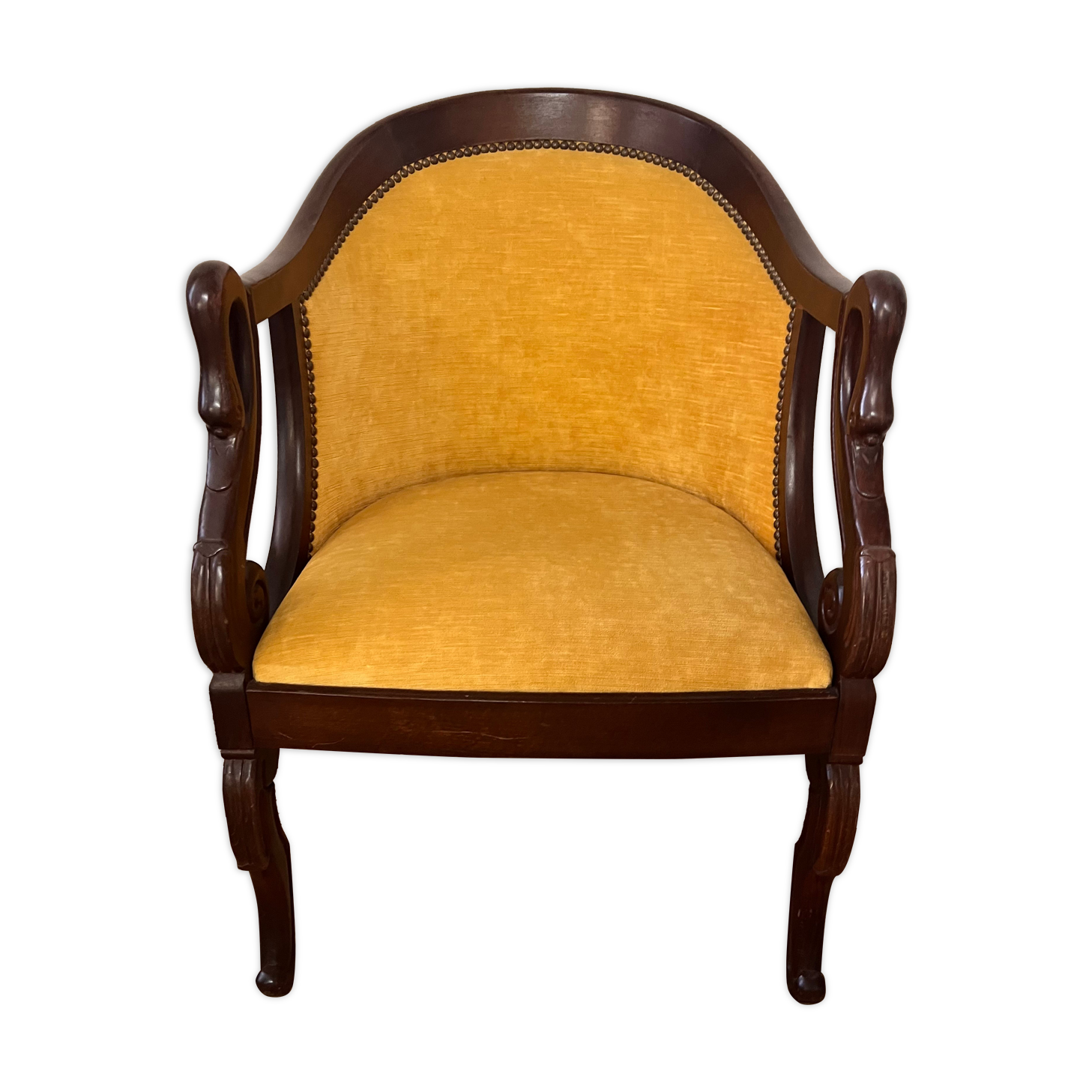 Gooseneck gondola chair