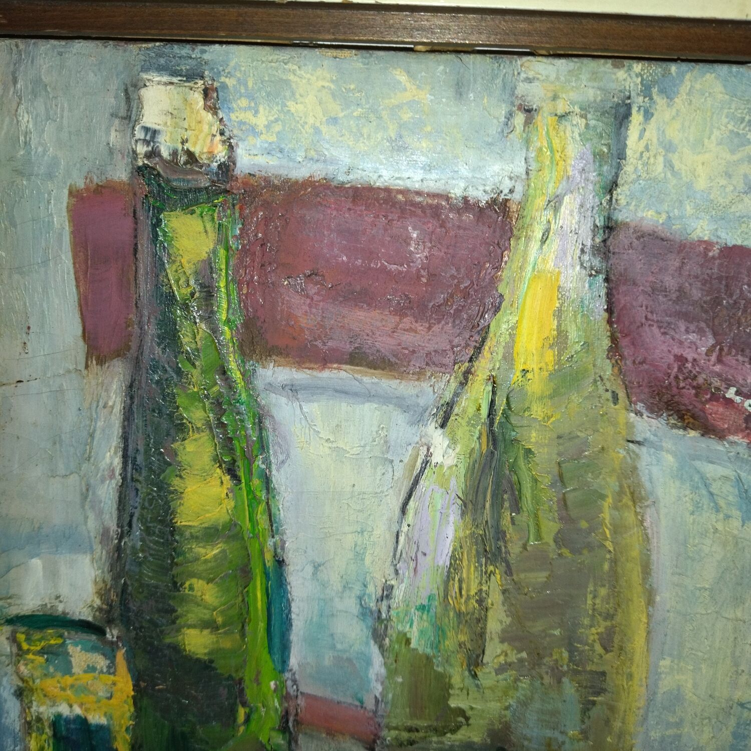 Oil on cardboard painting Rachel Boivin Brochu