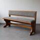 Solid oak bench from 1960.