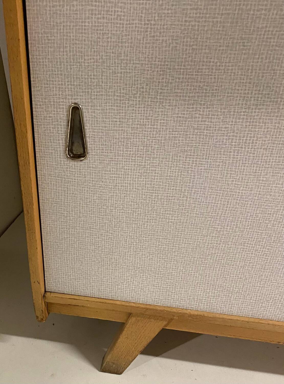 Vintage kitchen buffet with compass legs