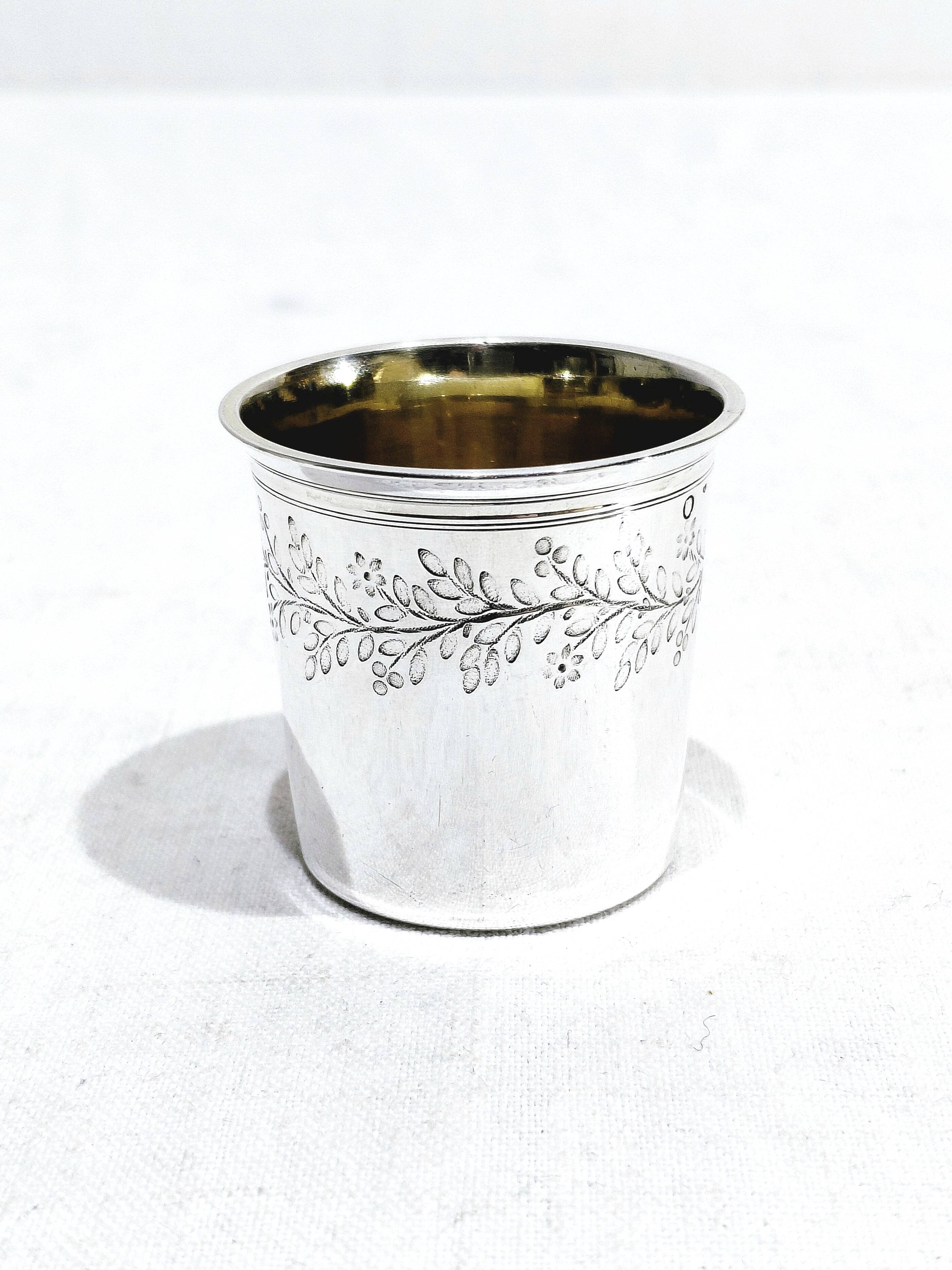 Hippolyte Fournerot - 6 Silver Liqueur Glasses