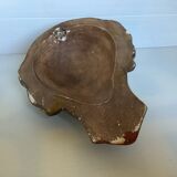Old plaster bust head