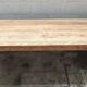 Old large raw wood farm table