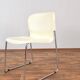 Chaise balançoire sm400k blanche par gerd lange pour drabert, ensemble de 4, années 1980.