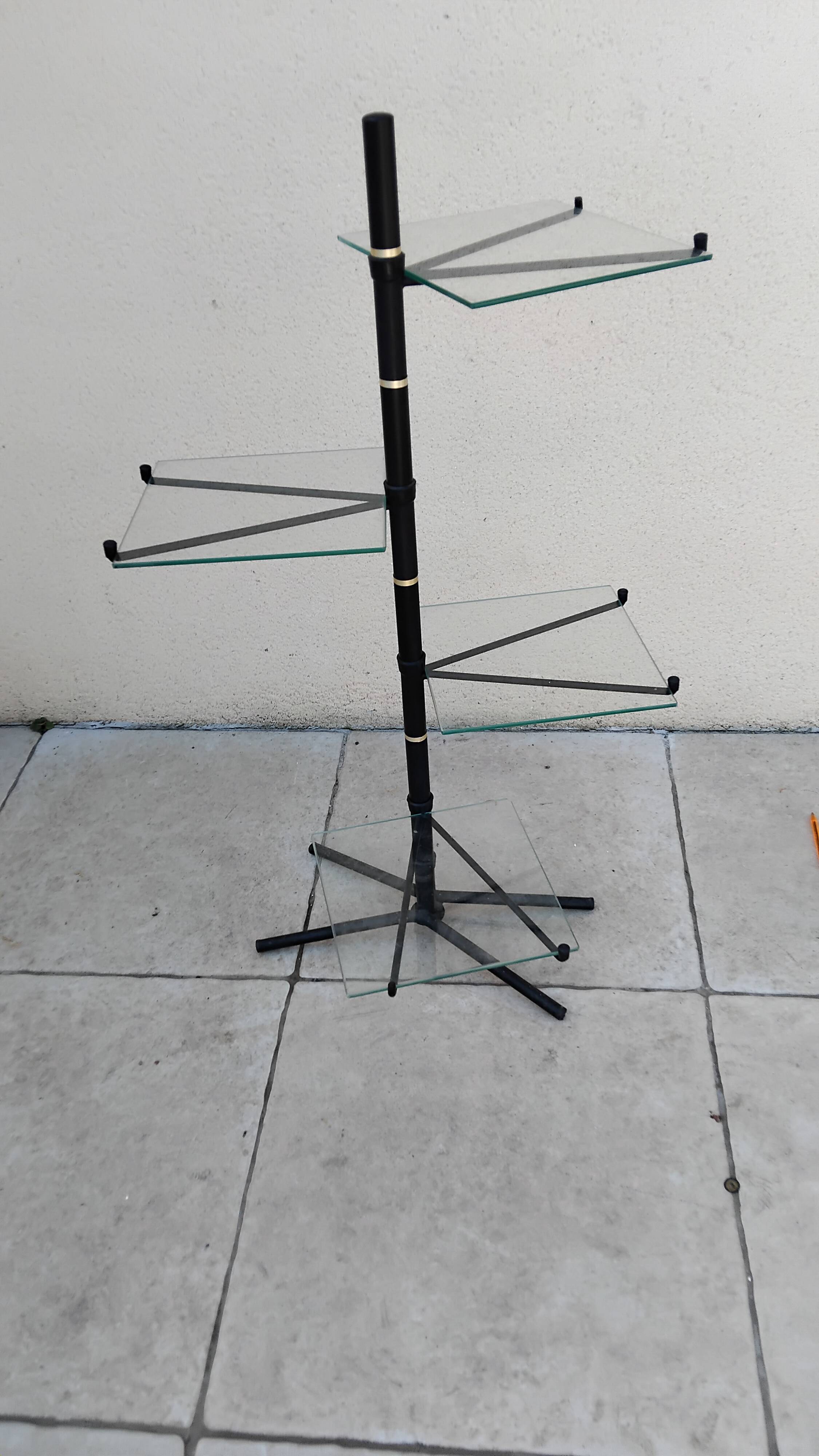 92.5 cm vintage 60s display shelf