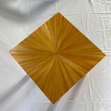 End of sofa straw marquetry