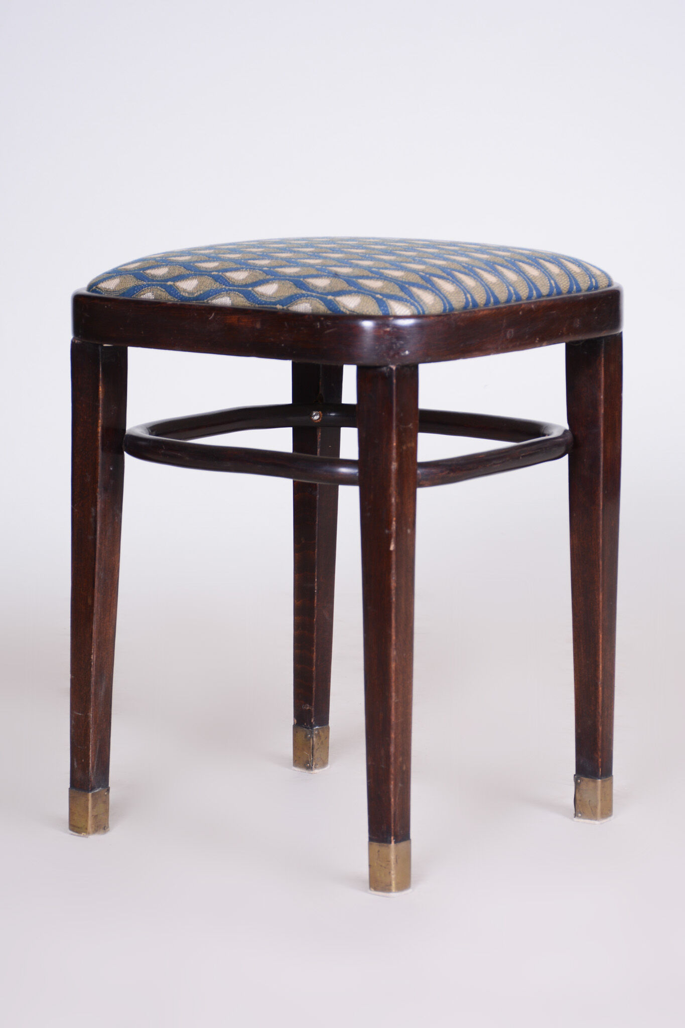 Tabouret Art Déco fabriqué dans les années 1930 en Autriche