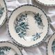 6 ironstone soup plates “Mûre” Badonviller