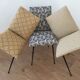Trio of chairs from the years 70 completely renovated