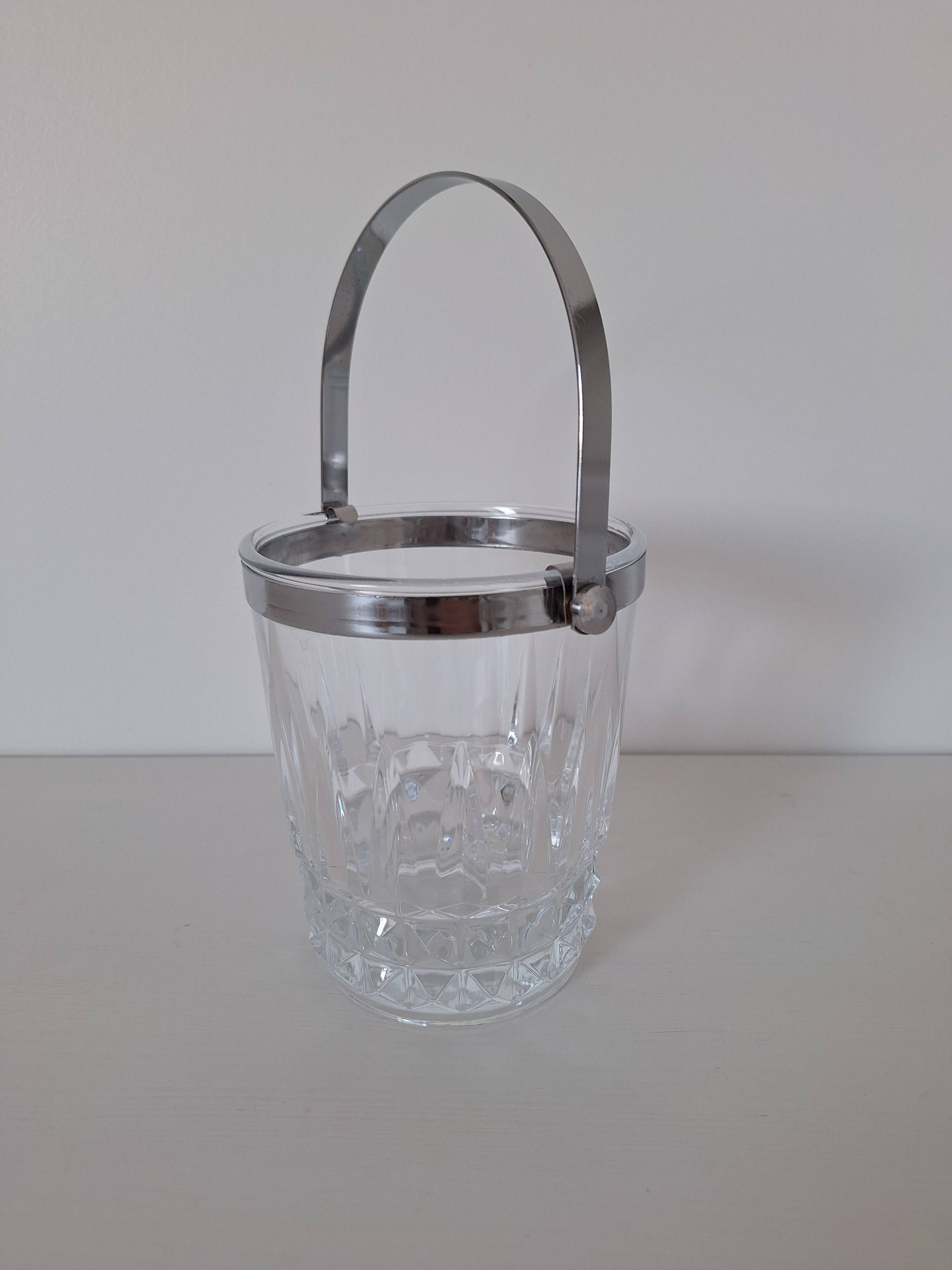 Crystal ice bucket from Arques
