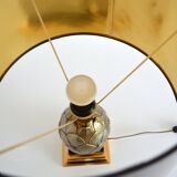 Vintage artichoke gold table lamp 1970