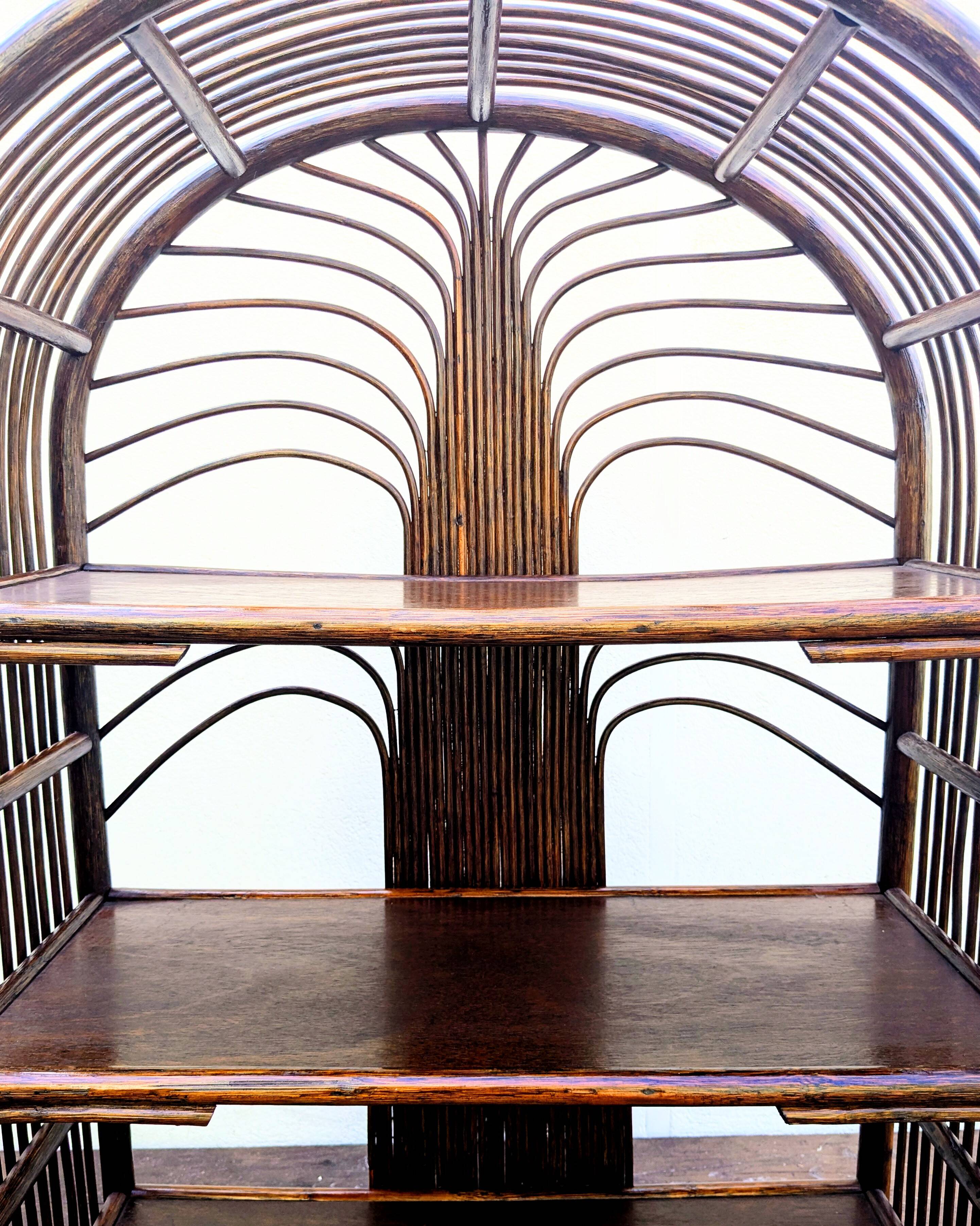 Library / Rattan shelf