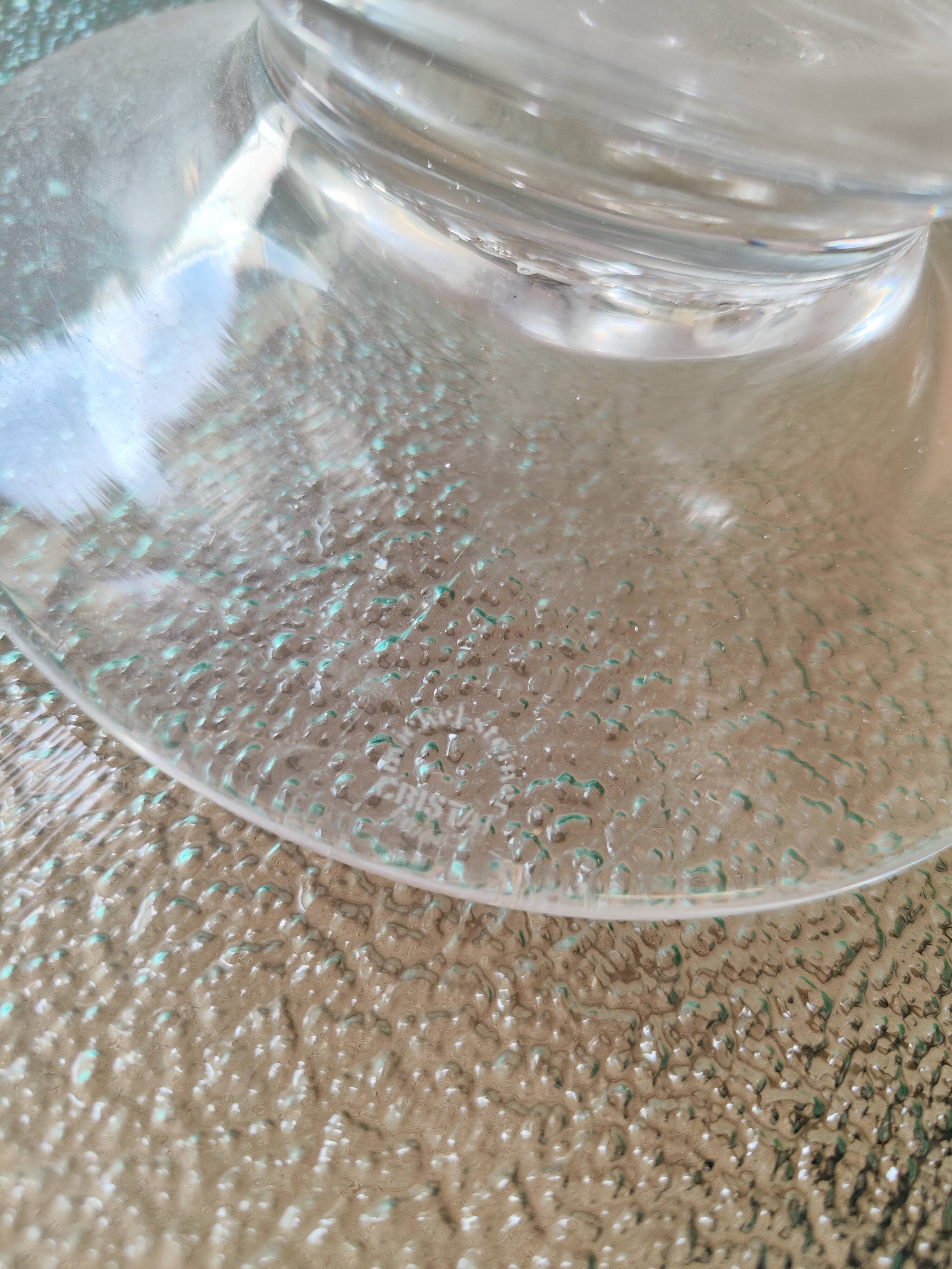 Large Michel Steiner handkerchief vase