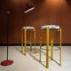 Paire de tabourets de bar vintage vers 1980