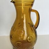 Smoked glass pitcher